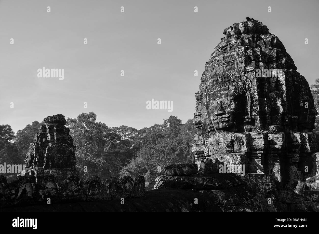 Complexe du Temple d'Angkor Wat, au Cambodge Banque D'Images