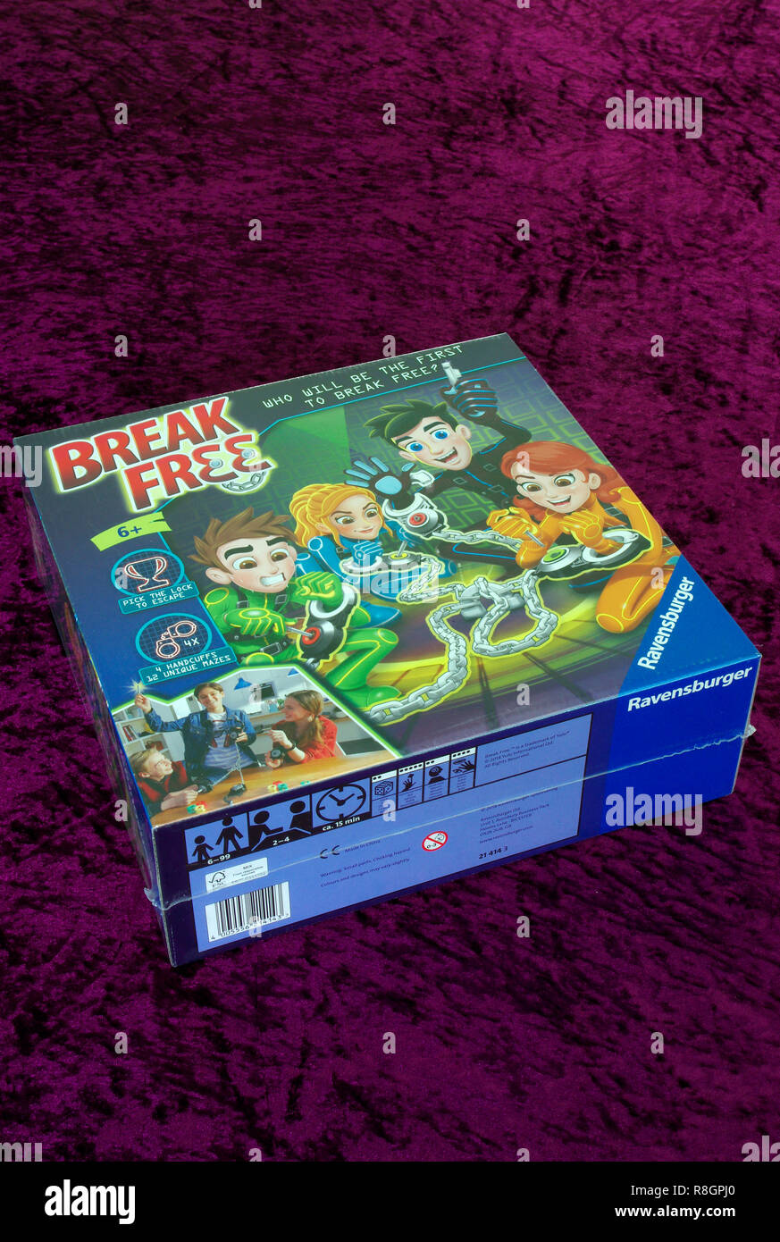 Se libérer de la famille Ravensburger Jeu de société Banque D'Images