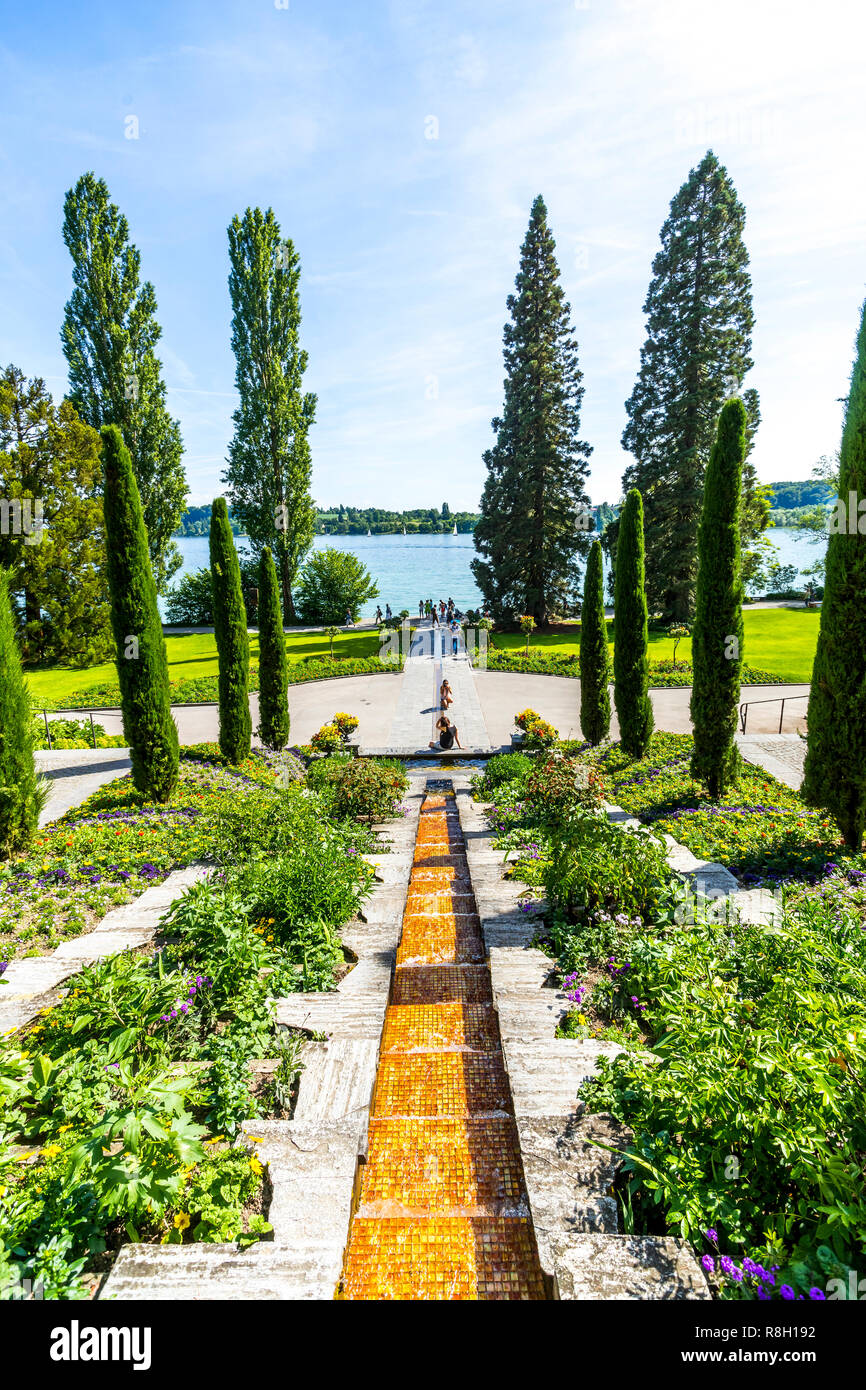 Île de Mainau, Konstanz, Allemagne Banque D'Images Île de Mainau, Konstanz, Allemagne Banque D'Images