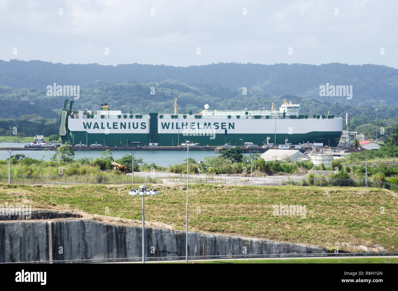 Canal de Panama prête Visitor Centre Banque D'Images