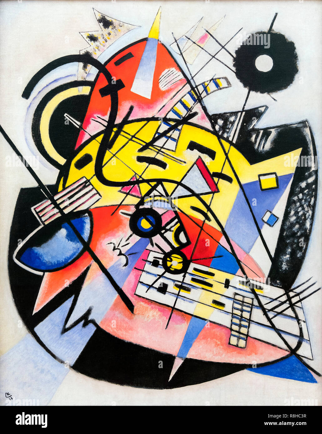 Point blanc (Composition 248) par Vassily Kandinsky (1866-1944), huile sur toile, 1923 Banque D'Images Point blanc (Composition 248) par Vassily Kandinsky (1866-1944), huile sur toile, 1923 Banque D'Images