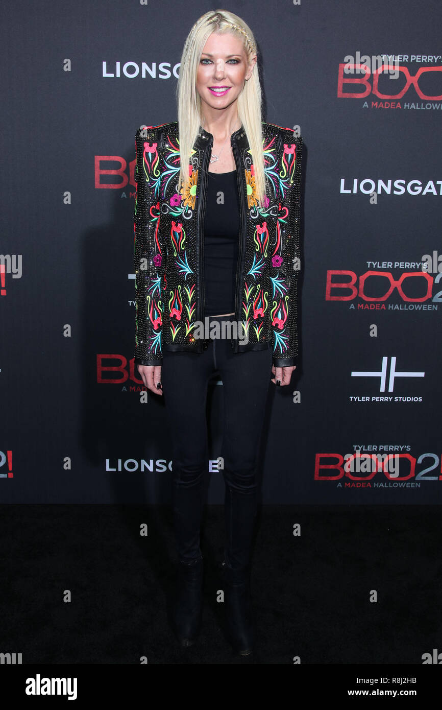 LOS ANGELES, CA, USA - Le 16 octobre : Tara Reid au Los Angeles Premiere de Lionsgate's 'Tyler Perry's Boo 2 ! Un Halloween Madea" tenue au cinéma Regal L.A. Stade 14 en direct le 16 octobre 2017 à Los Angeles, Californie, États-Unis. (Photo par Xavier Collin/Image Press Office) Banque D'Images