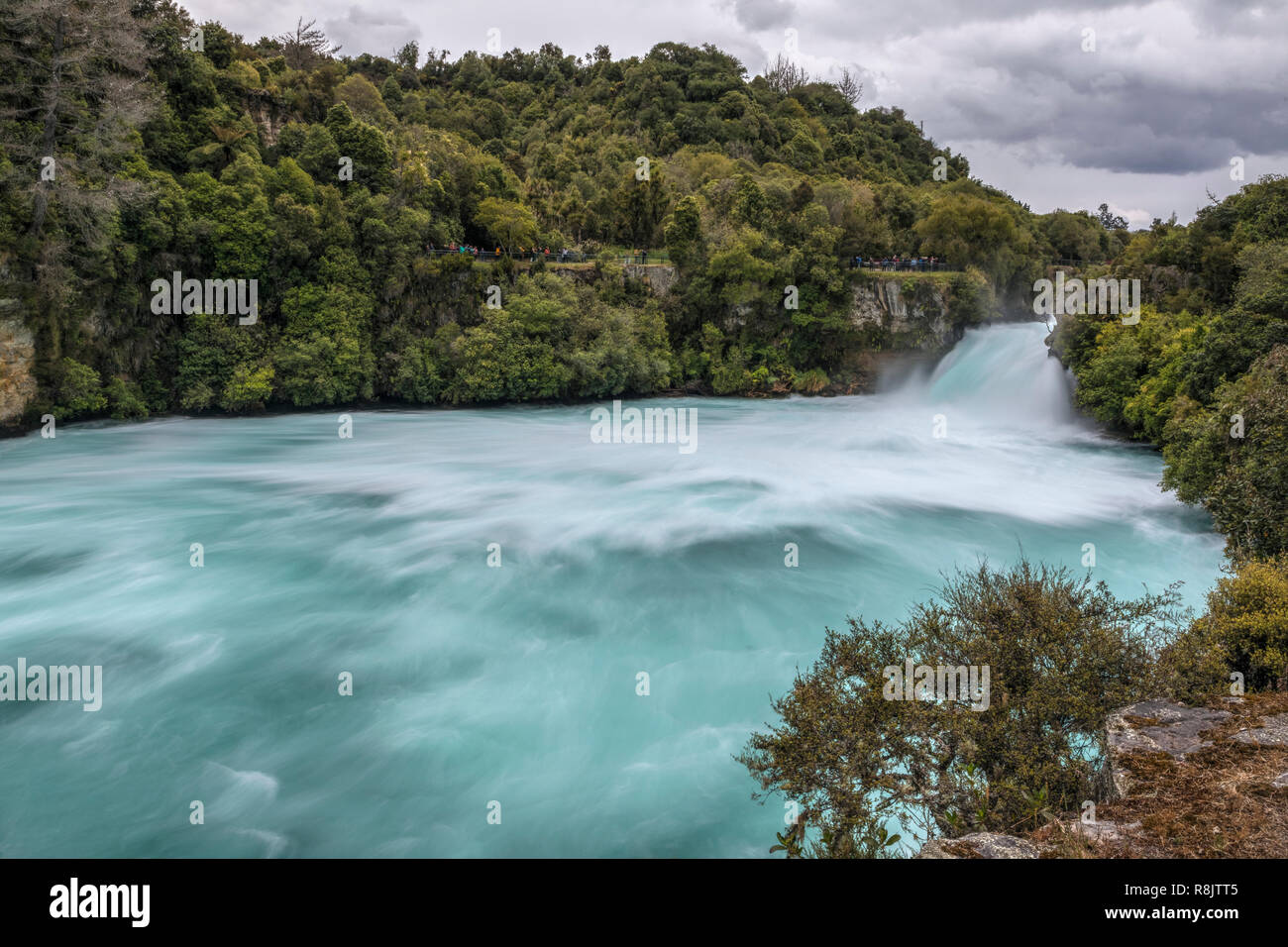 Huka Falls, Taupo, île du Nord, Nouvelle-Zélande Banque D'Images