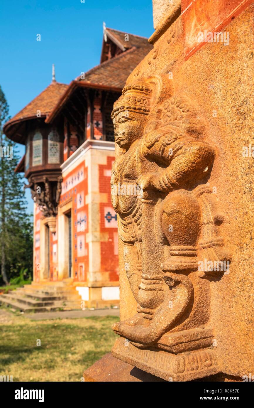L'Inde, Etat du Kerala, Thiruvananthapuram (Trivandrum) ou, capitale de l'État du Kerala, Napier Museum (19ème siècle) est un art et musée d'histoire naturelle Banque D'Images