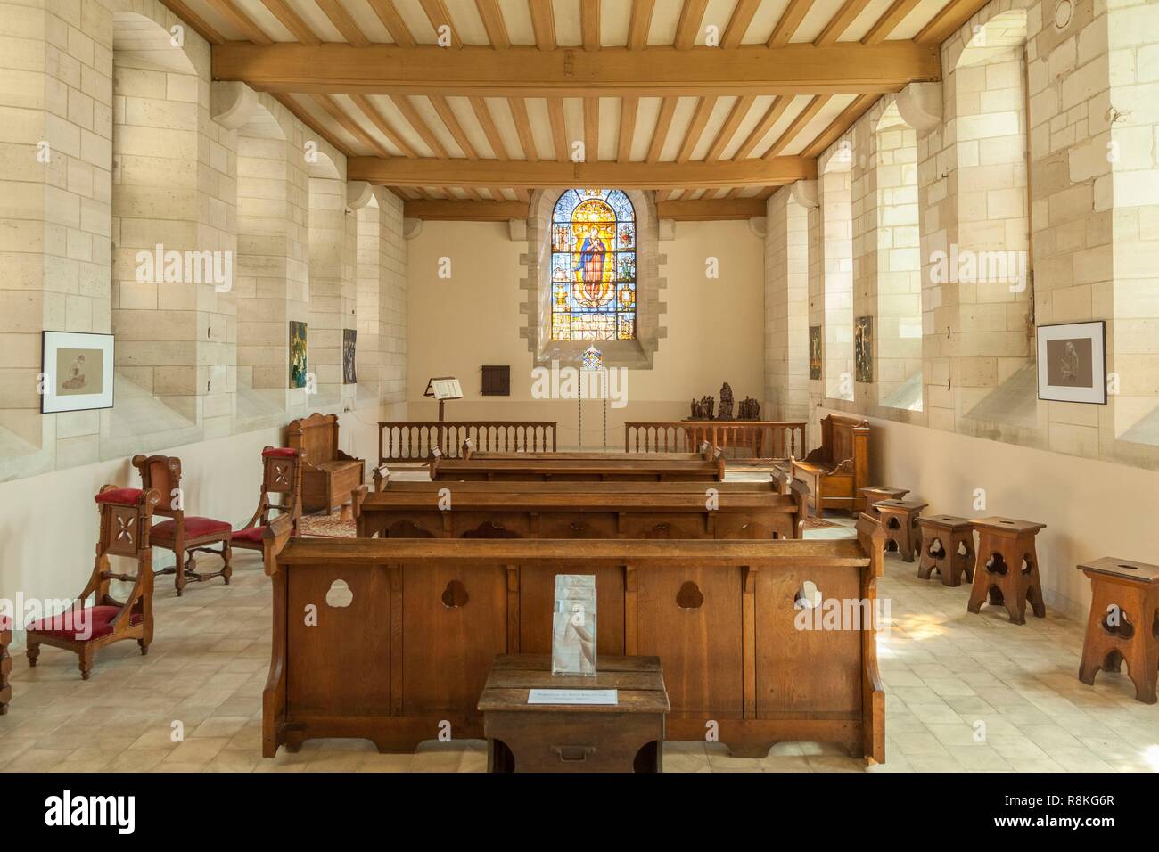 La France, l'Aube, Troyes, la cathédrale saint Pierre et saint paul, chapelle du saint sacrement Banque D'Images