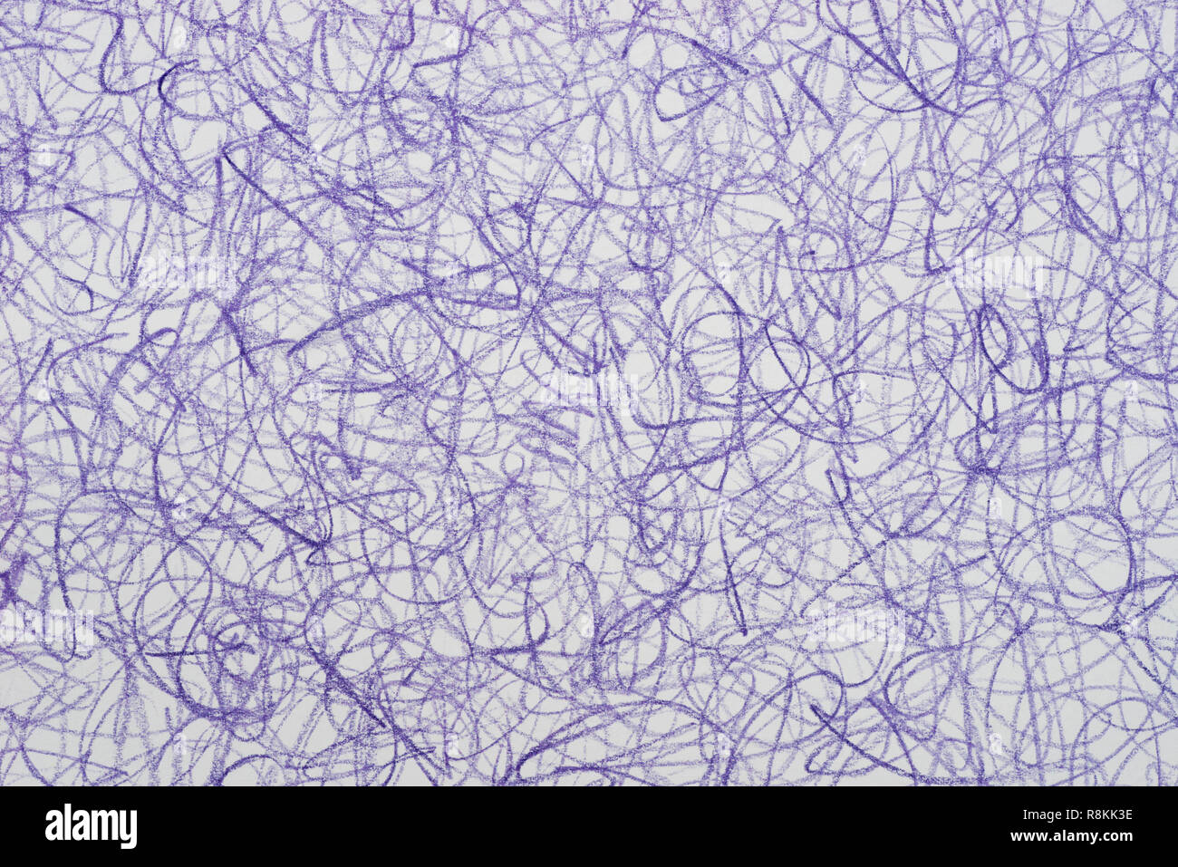 Crayon de couleur violet texture de fond doodle Banque D'Images