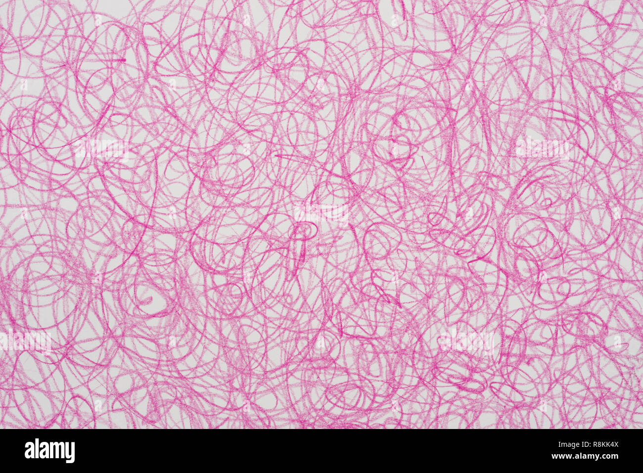 Crayon de couleur magenta texture de fond doodle Banque D'Images