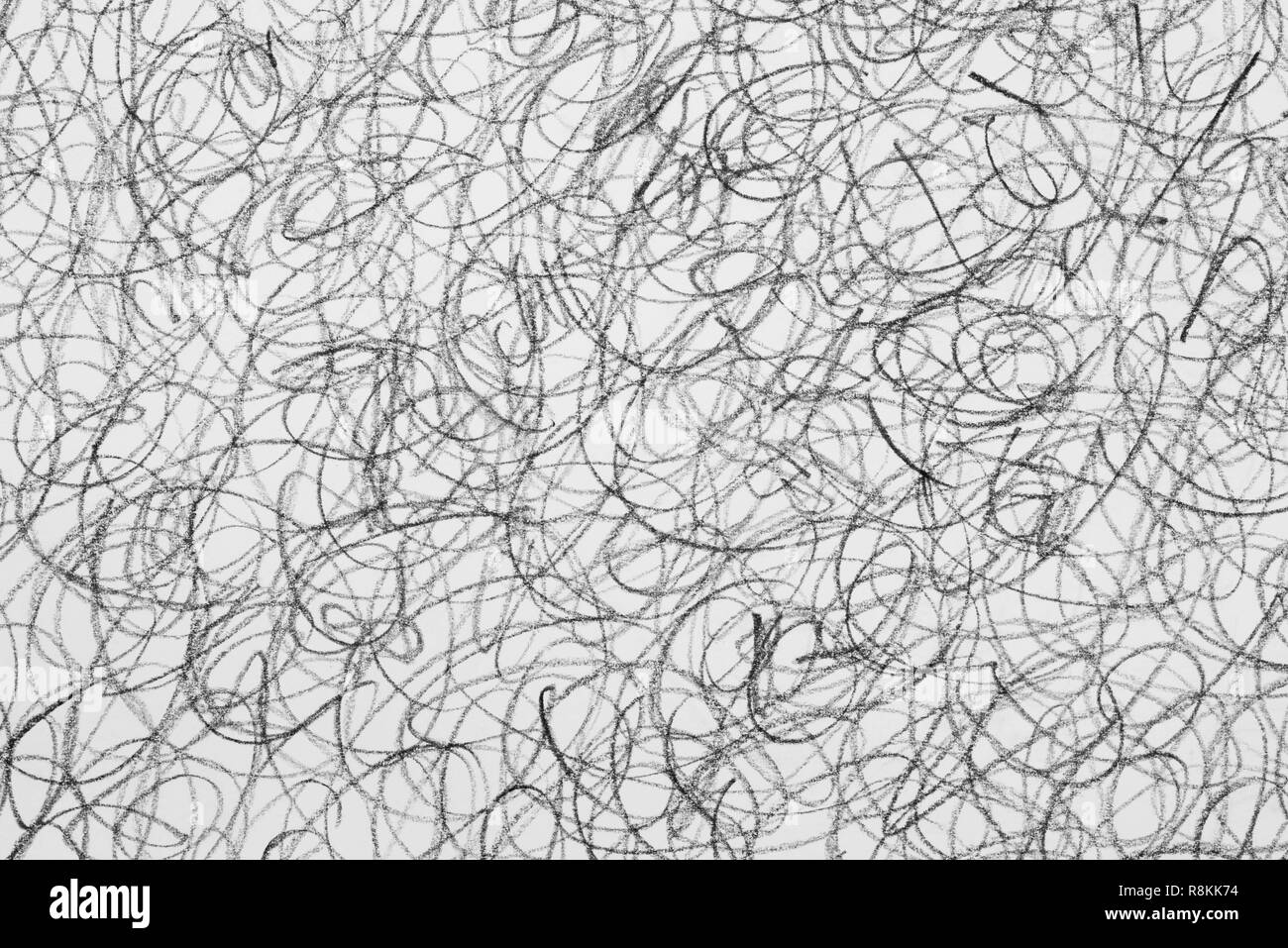 Crayon de couleur noire texture de fond doodle Banque D'Images