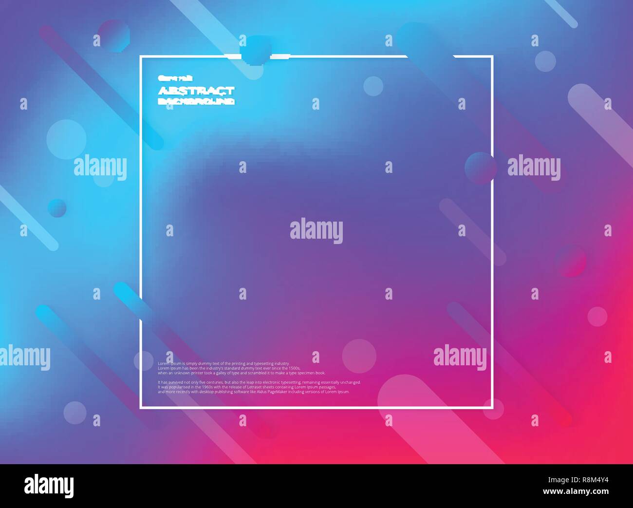 Résumé de forme géométrique en couleur arrière-plan. La couleur du liquide de Trendy design pattern. vector eps10 Illustration de Vecteur