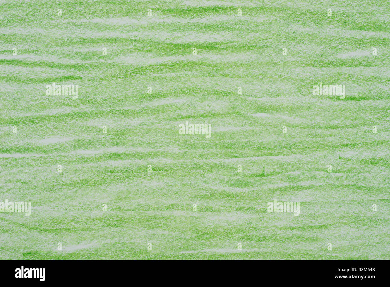 Crayon sur papier couleur vert texture d'arrière-plan Banque D'Images