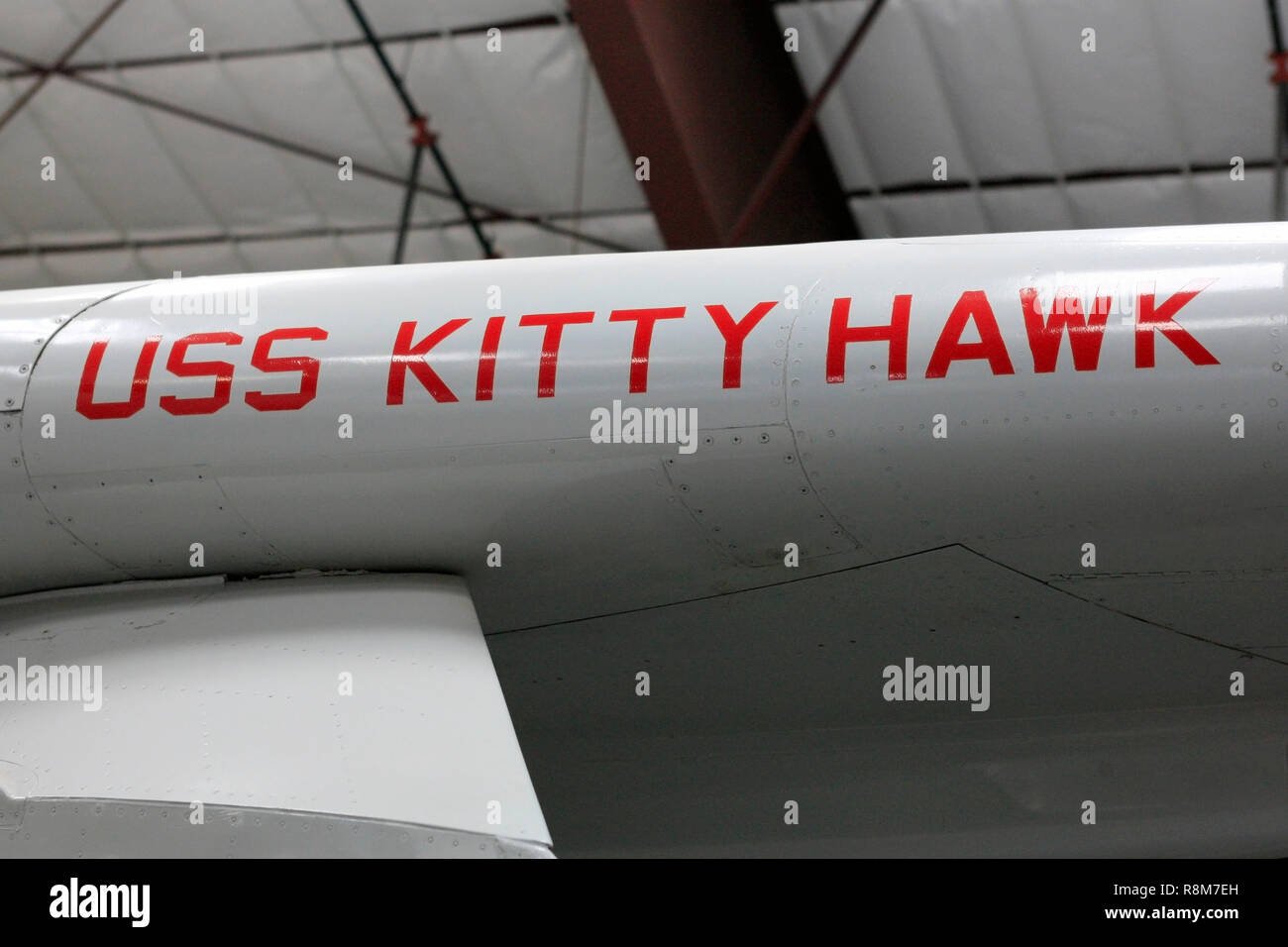 Grumman F-14 Tomcat avion de chasse de l'USS Kitty Hawk à l'affiche au Pima Air & Space Museum à Tucson, AZ Banque D'Images