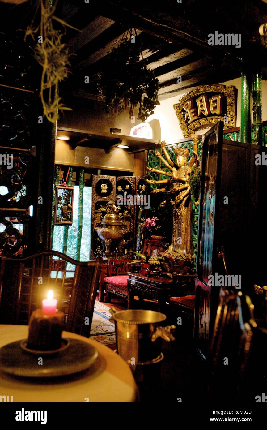 France, Paris, Chinese Restaurant Chez Vong Banque D'Images