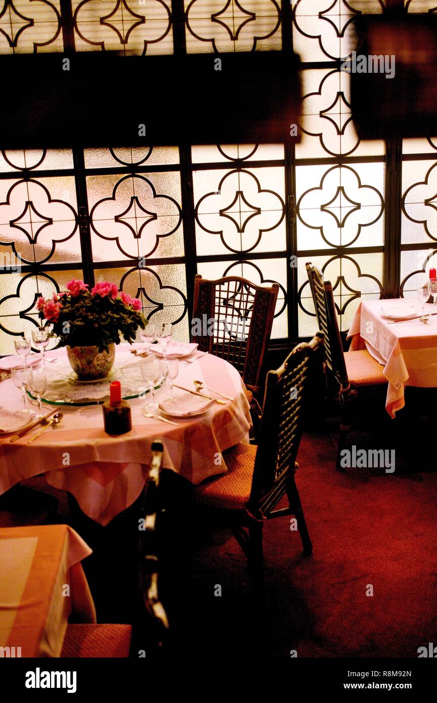 France, Paris, Chinese Restaurant Chez Vong, le prix Banque D'Images