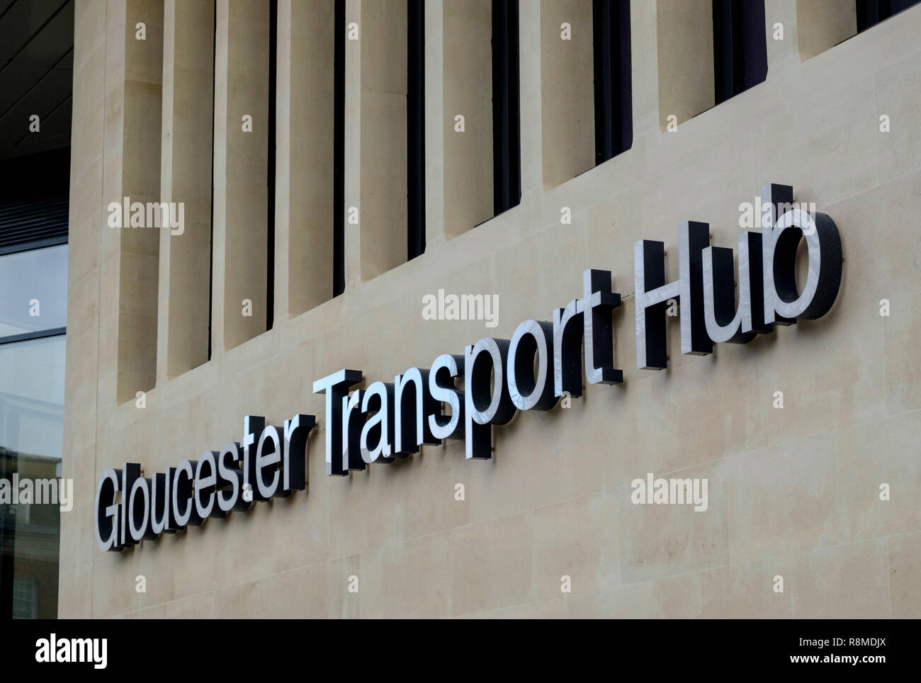 Autour de la ville de Gloucester. Gloucestershire england UK Gloucester Centre de transport Banque D'Images