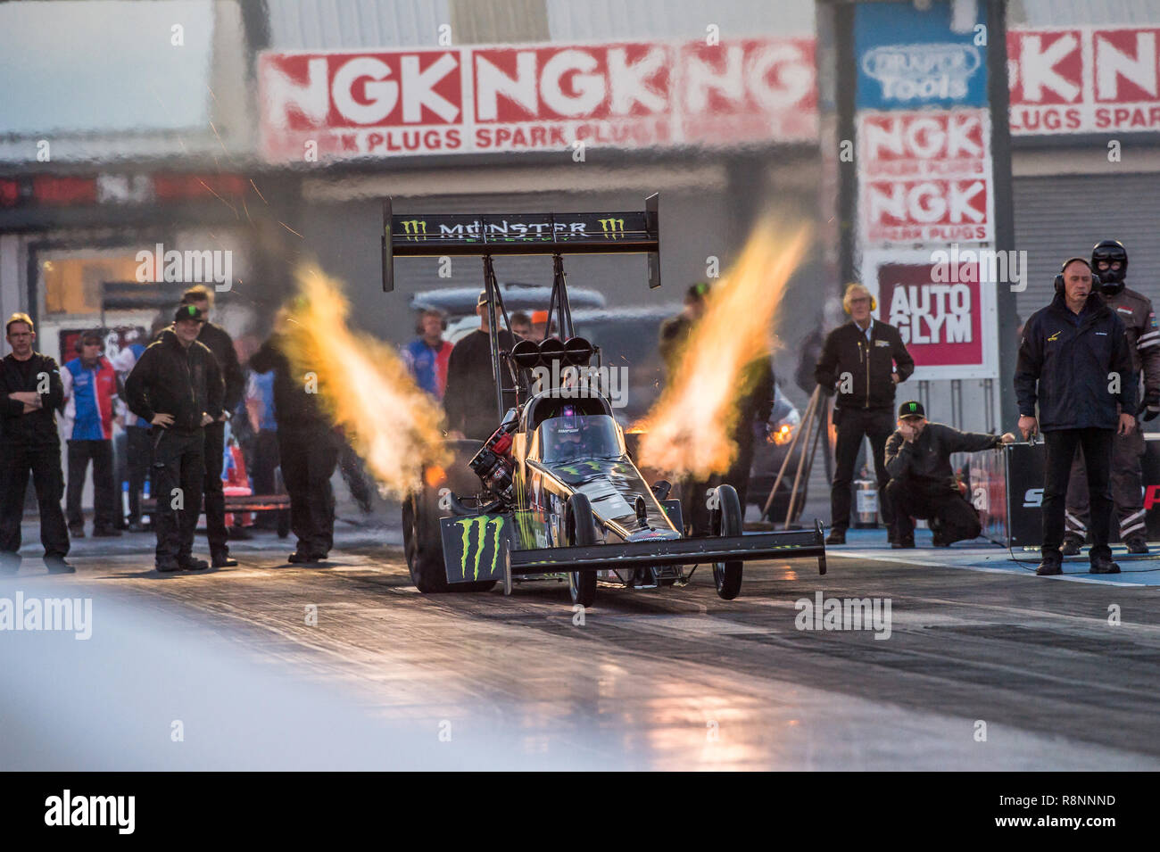 Jndia Erbacher FIA Dragster Top Fuel Banque D'Images