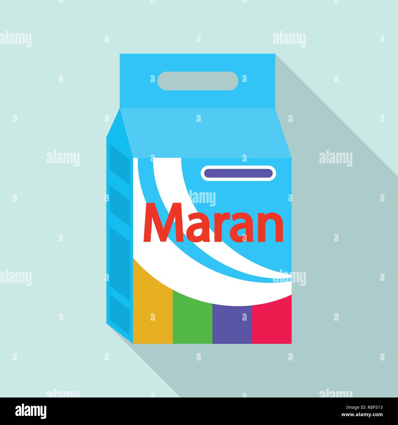 Lave-linge, télévision icône poudre style Illustration de Vecteur