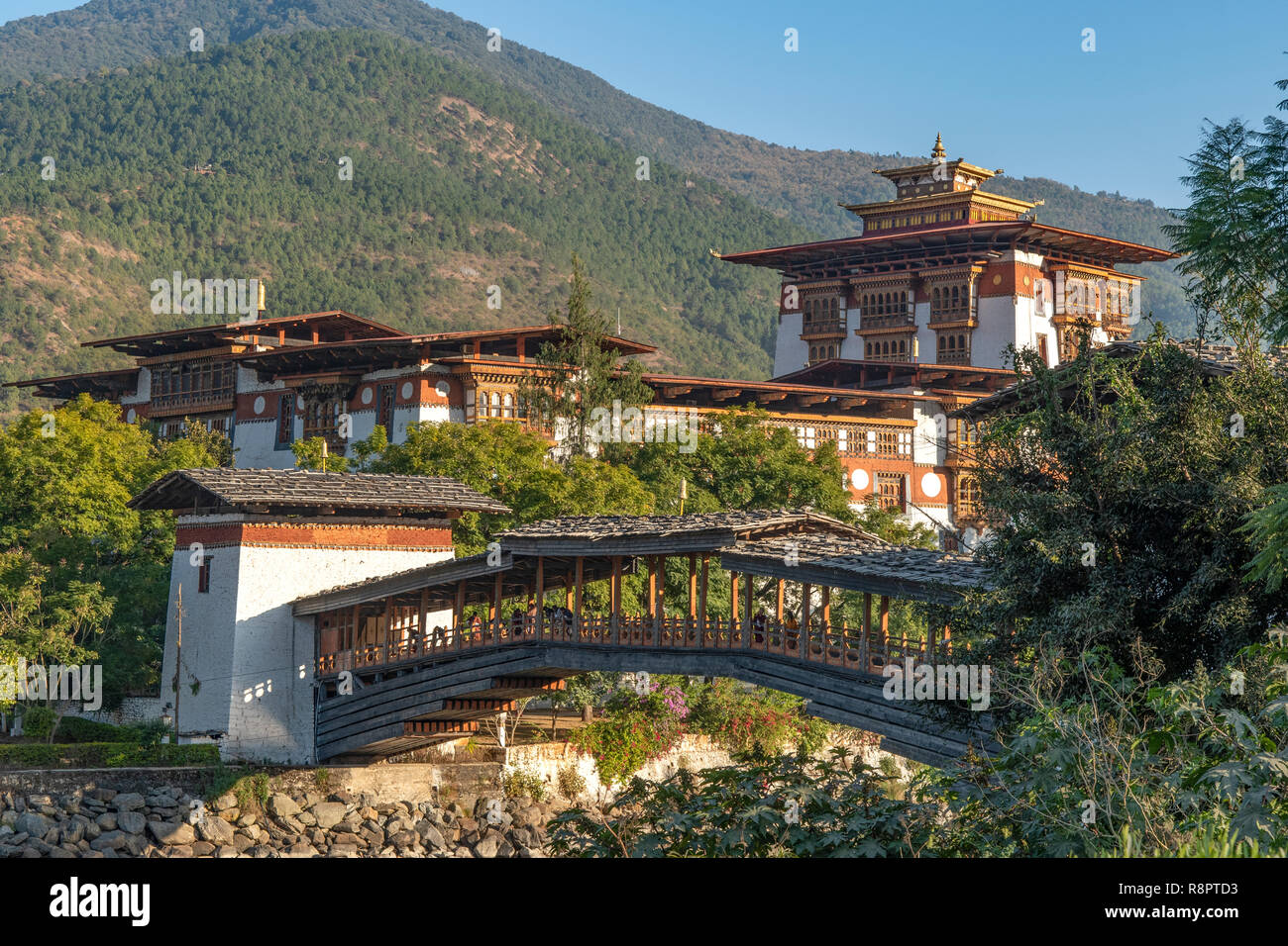 Punakha Dzong, Punakha, Bhoutan Banque D'Images