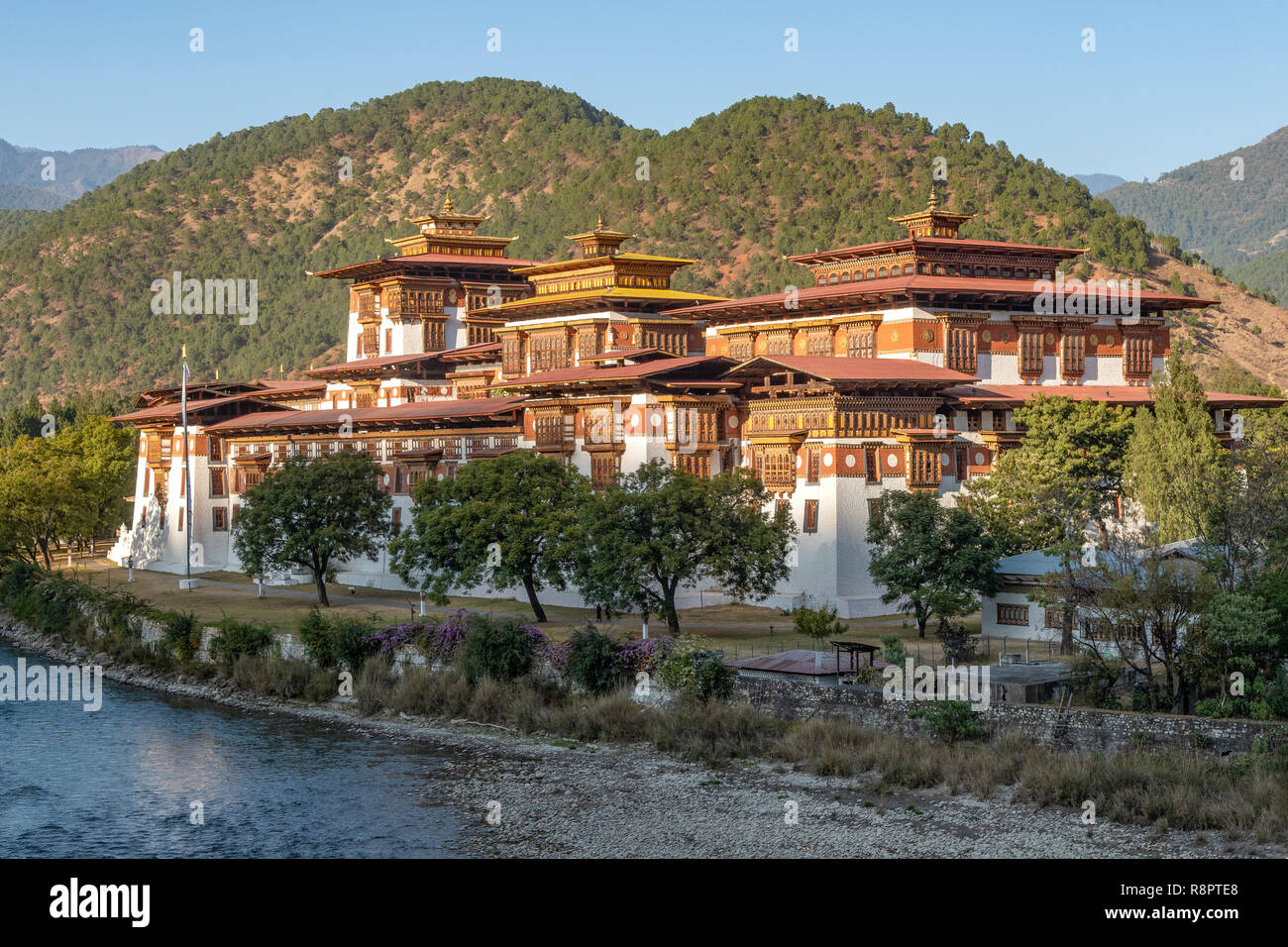 Punakha Dzong, Punakha, Bhoutan Banque D'Images