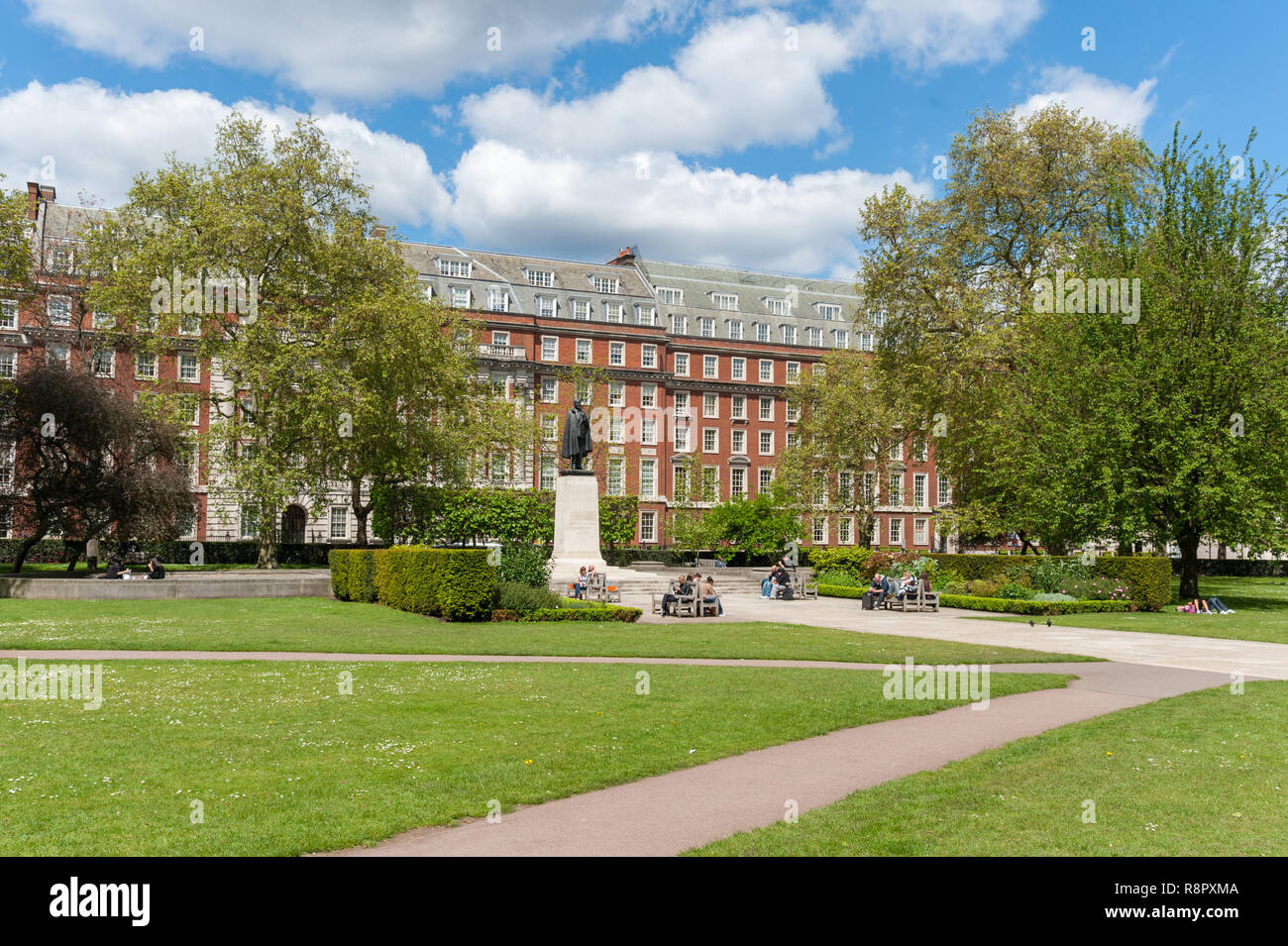 Grosvenor Square, Mayfair, London, UK Banque D'Images