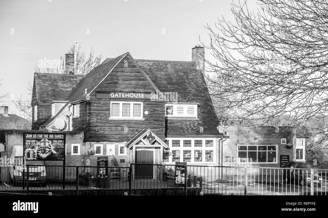 Le Gatehouse Pub à Clayton à Newcastle-under-Lyme dans Staffordshire Banque D'Images