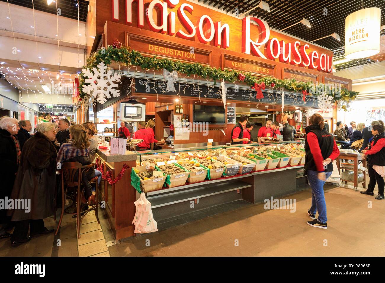 France, Rhône, Lyon, 3ème arrondissement, quartier de La Part Dieu, Cours Lafayette, Lyon Halles Paul Bocuse Banque D'Images