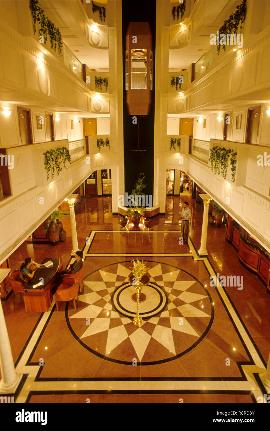 Résidence Hôtel Hall, Hyderabad, Andhra Pradesh, Inde Banque D'Images