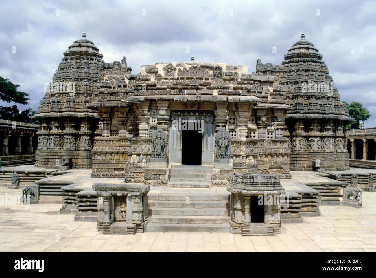 Temple de somnathpur, Karnataka, Inde Banque D'Images