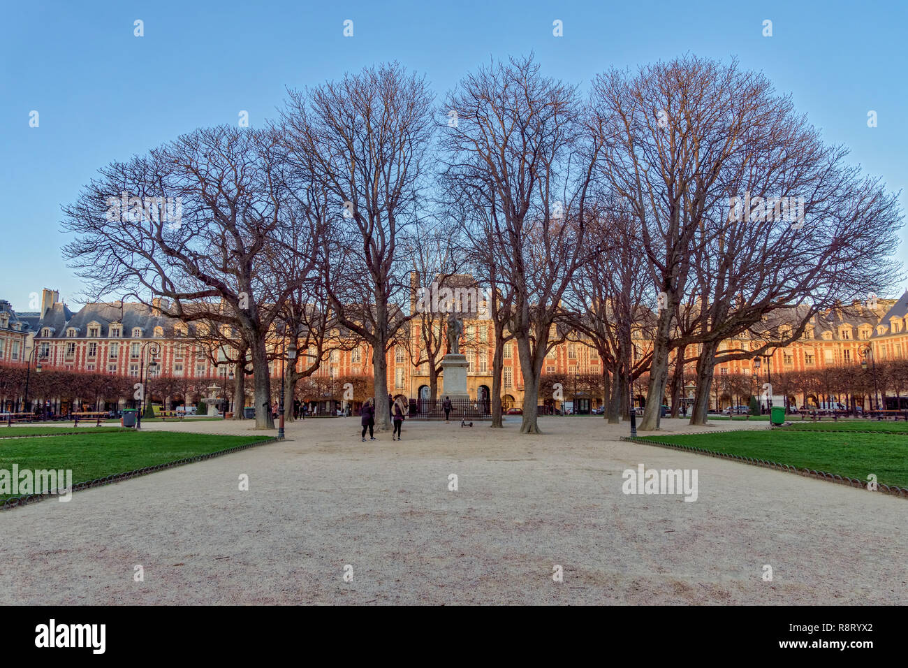 Place des Vosges à Paris - France Banque D'Images