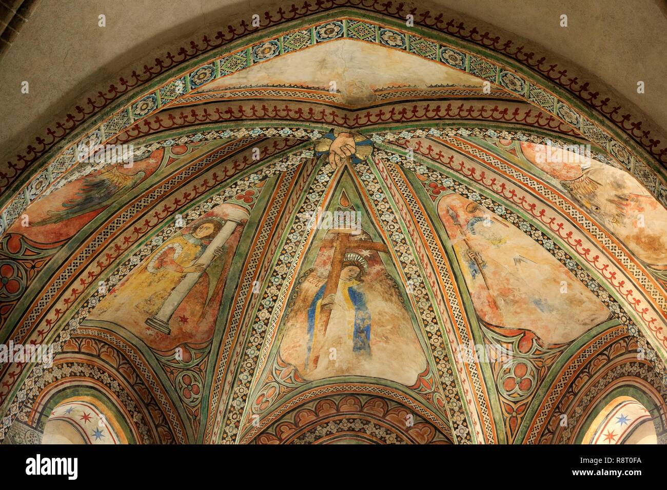 La Suisse, canton du Valais, Sion, Basilique de Notre-Dame de Valère (XIII) Banque D'Images