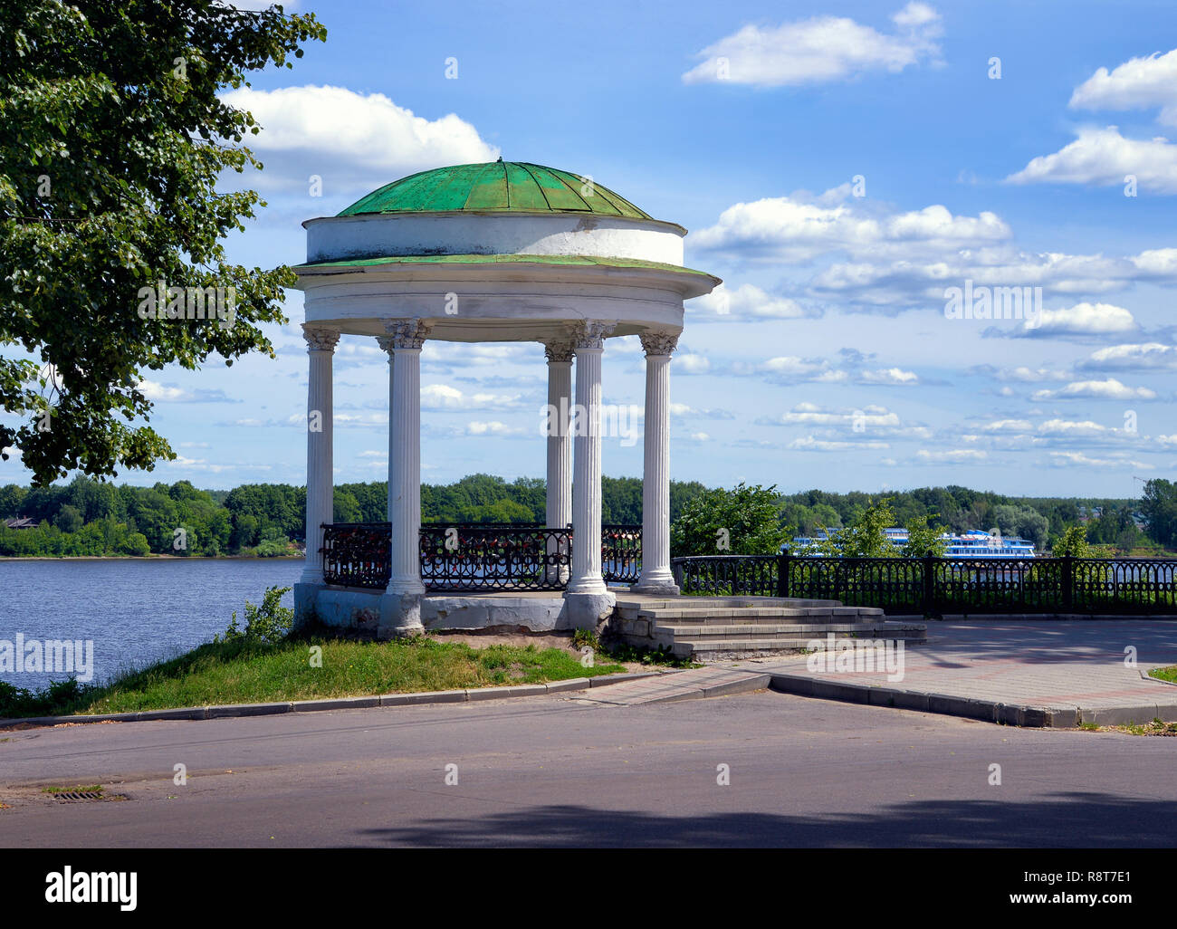Ancienne rotonde sur la Volga, Banque mondiale. Yaroslavl. La Russie. Banque D'Images