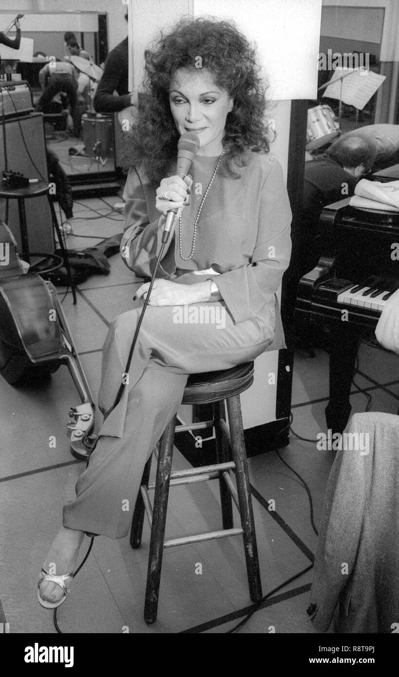 Connie Francis 1981 Photo par Adam Scull/PHOTOlink/MediaPunch Banque D'Images