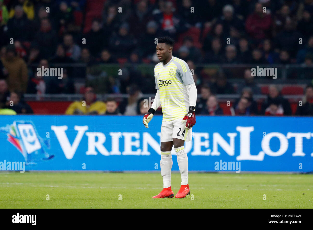 AMSTERDAM, 16-12-2018 Johan Cruijff Arena , football, saison de l'Eredivisie néerlandaise 2018 / 2019 Vriendenloterij l'embarquement, pendant le match Ajax - de Graafschap 8-0 Banque D'Images