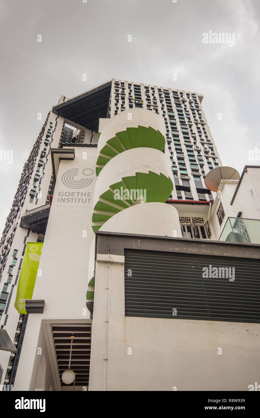 Le Goethe-Institut à Bukit Pasoh Road, Singapour, Outram Park Banque D'Images