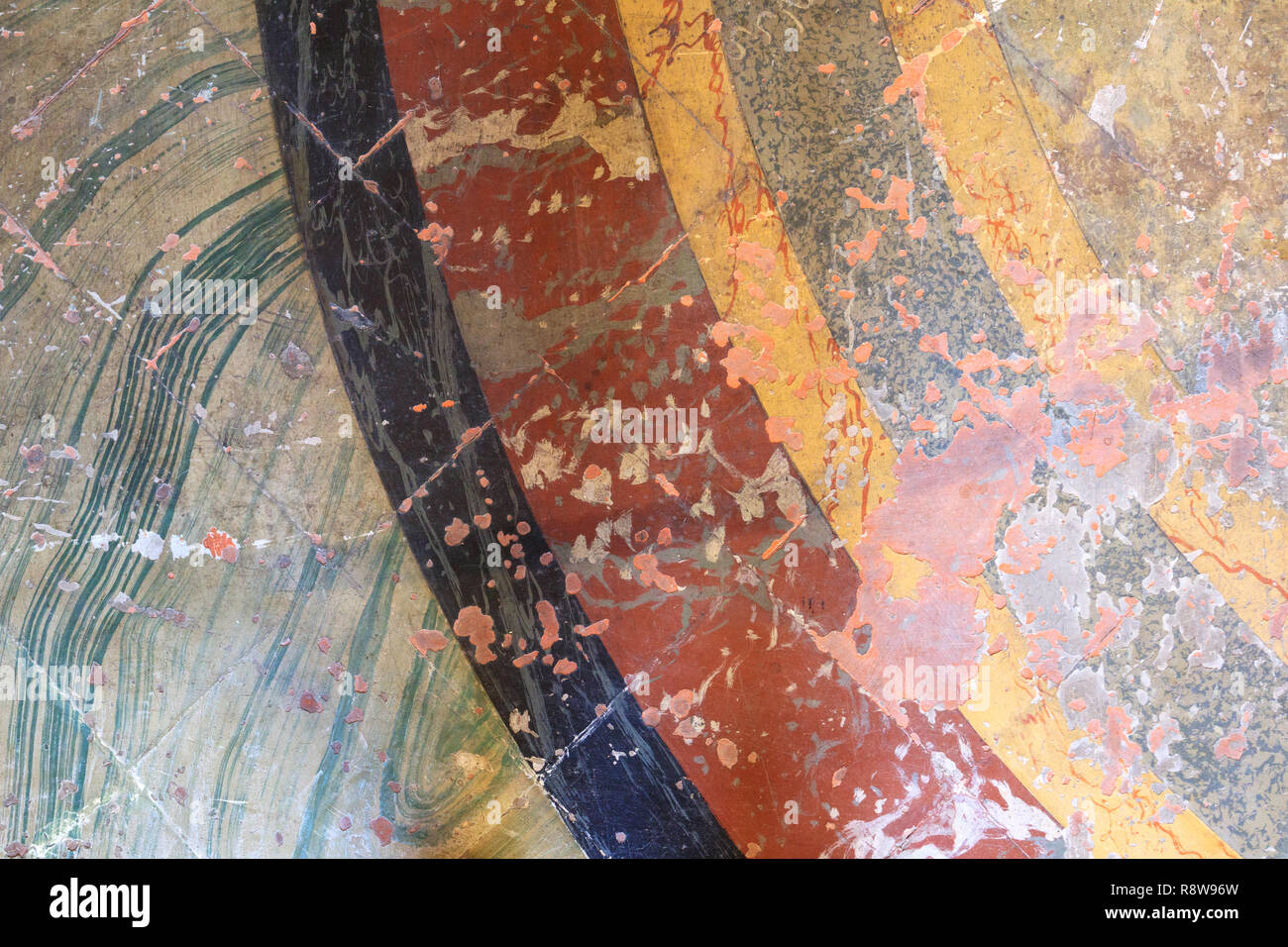 En détail en marbre italien au motif Royal Palace Banque D'Images