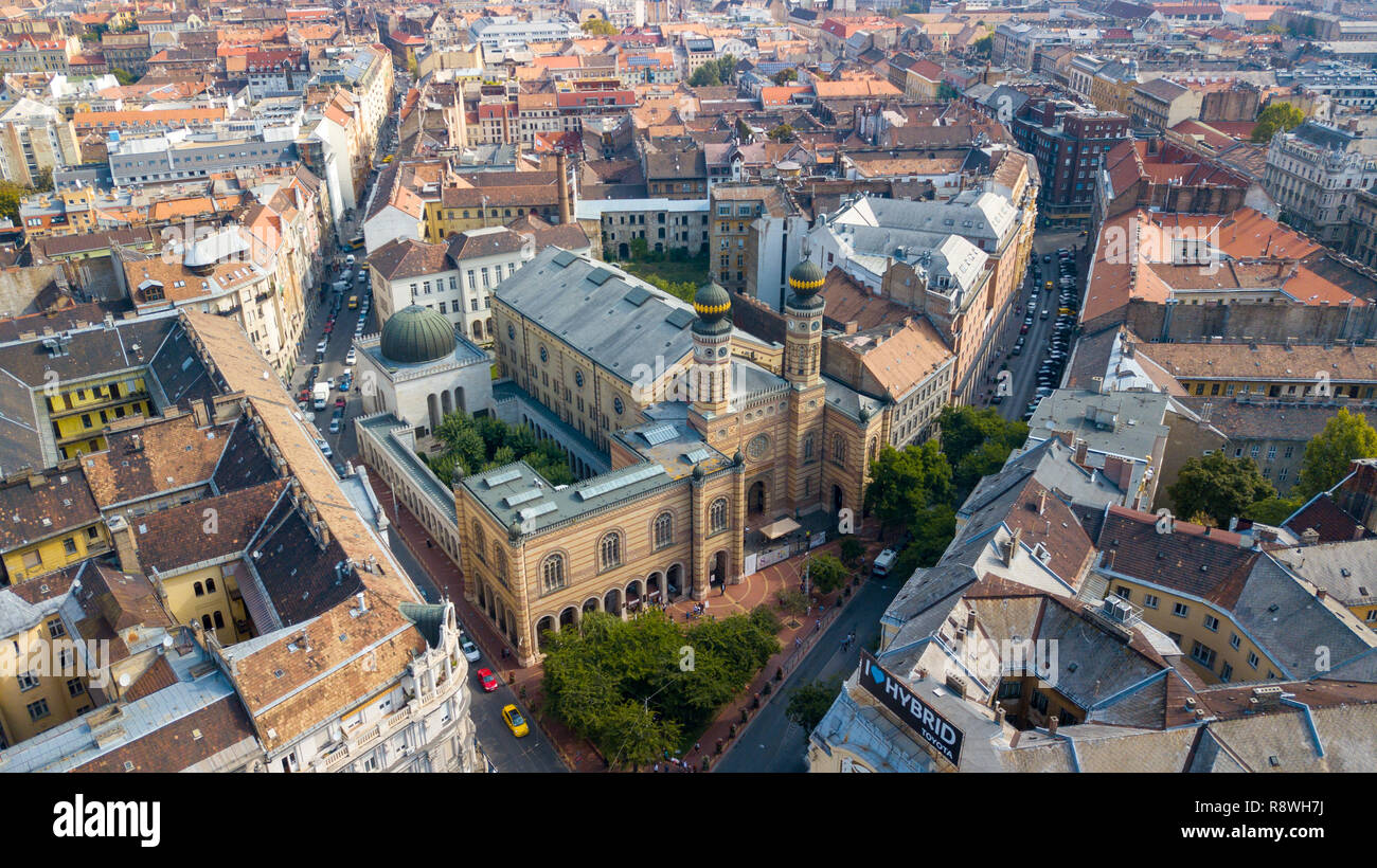 Dohány Street Synagogue Dohány utcai Zsinagóga, Budapest, Hongrie Banque D'Images