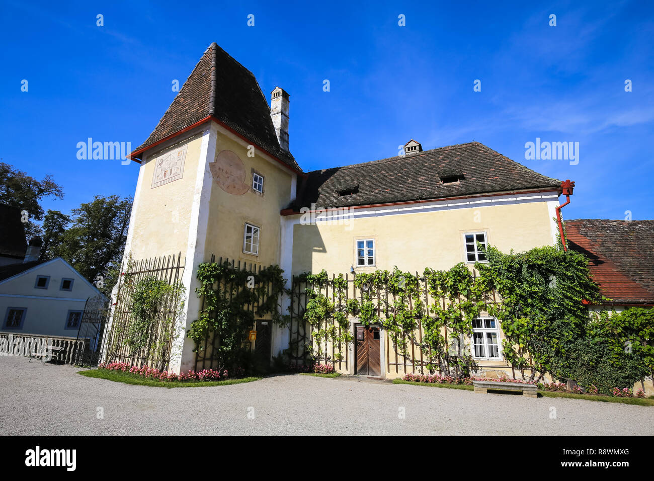 'Château Burg Klam', Autriche Banque D'Images