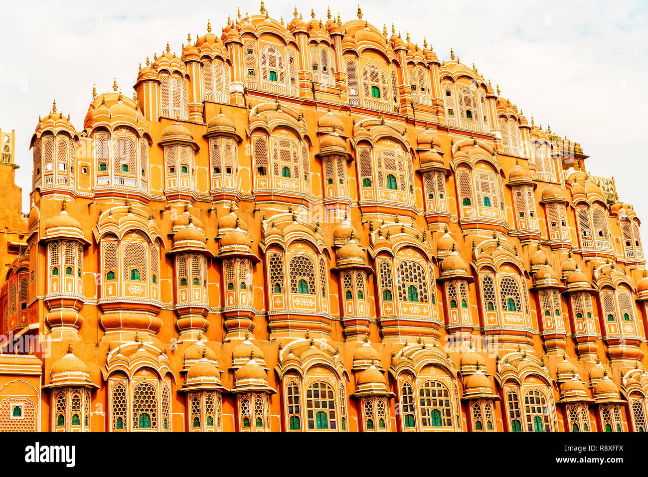 Hawa Mahal (le Palais des vents) à Jaipur, dans le nord de l'Inde Banque D'Images