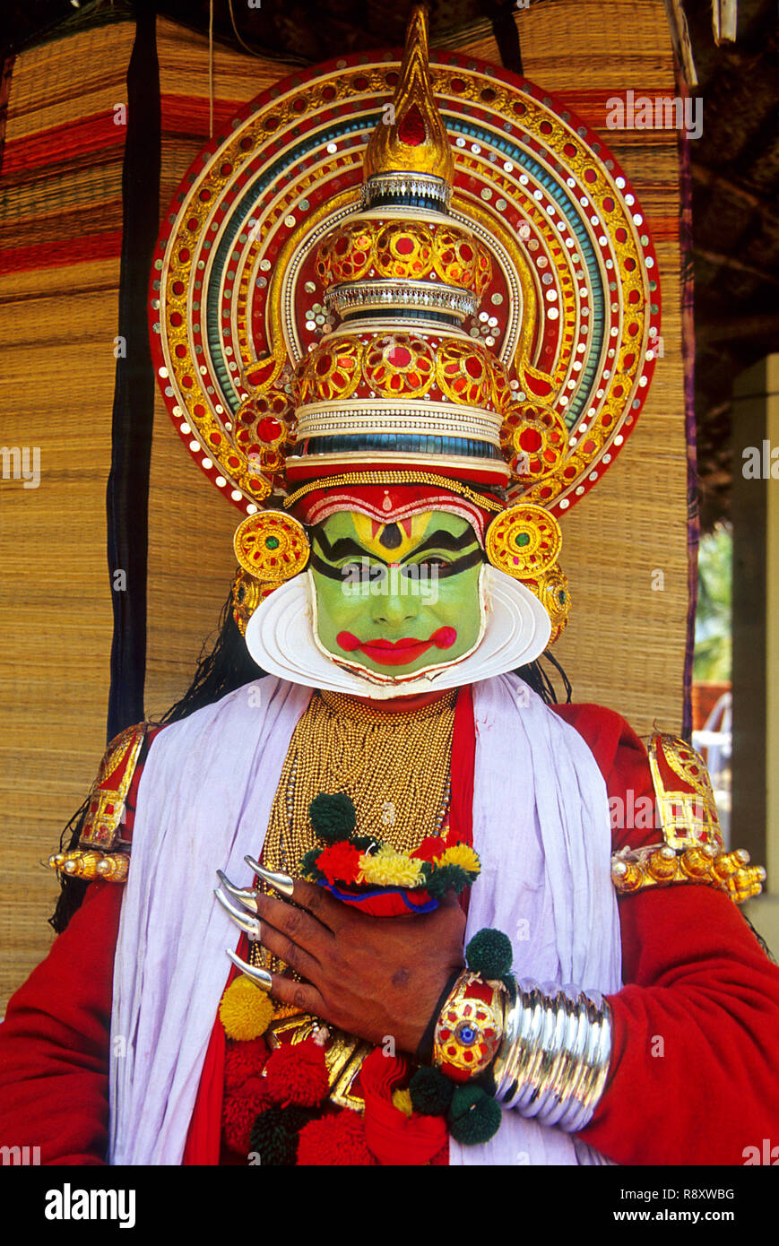 Kathakali, danse classique de l'Inde, , Kerala, Inde Banque D'Images