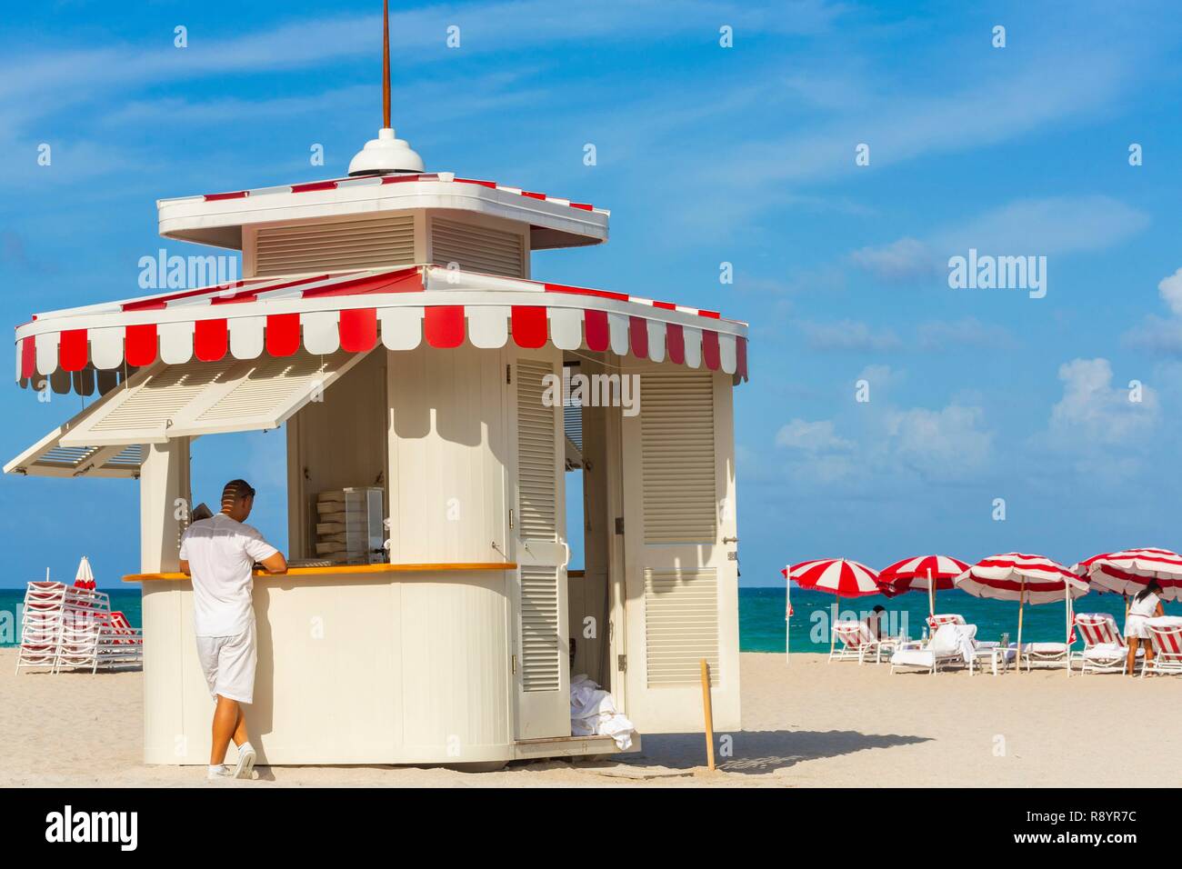 États-unis, Floride, Miami, Faena Hotel, Beach Banque D'Images