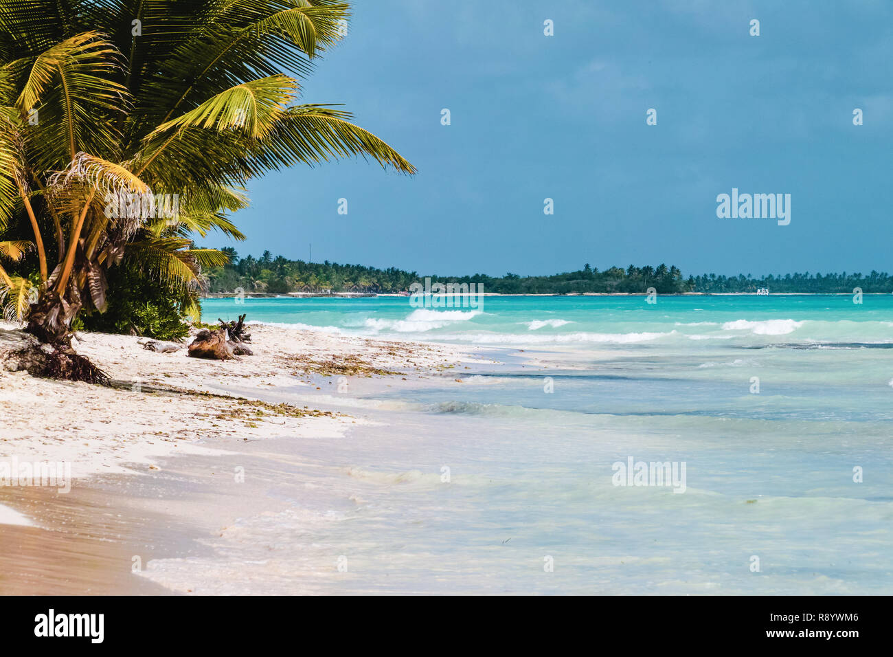 Photo de plages de Bavaro à Punta Cana, République Dominicaine Banque D'Images