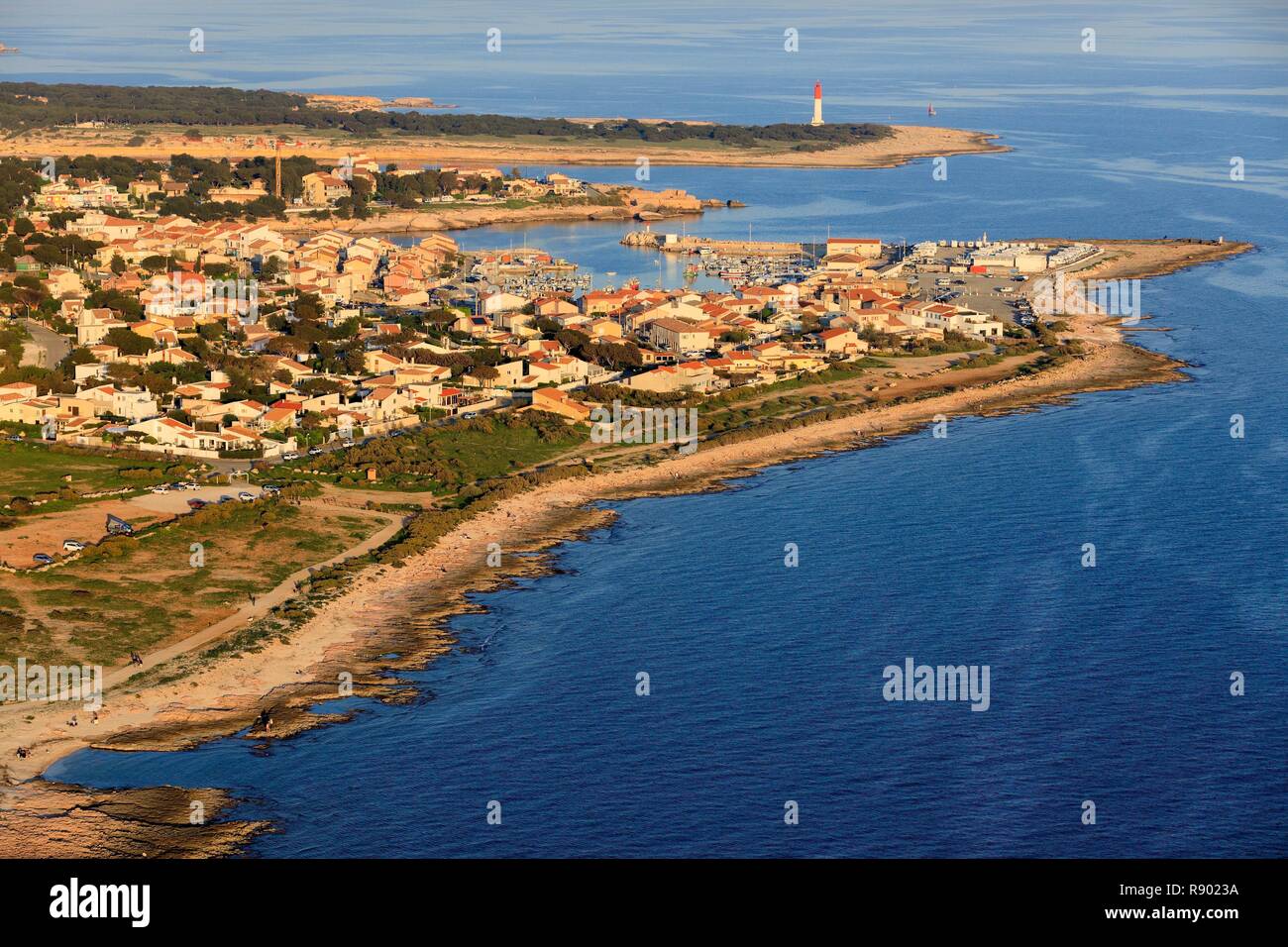 France, Bouches du Rhône, Martigues, Carro, district de la pointe de