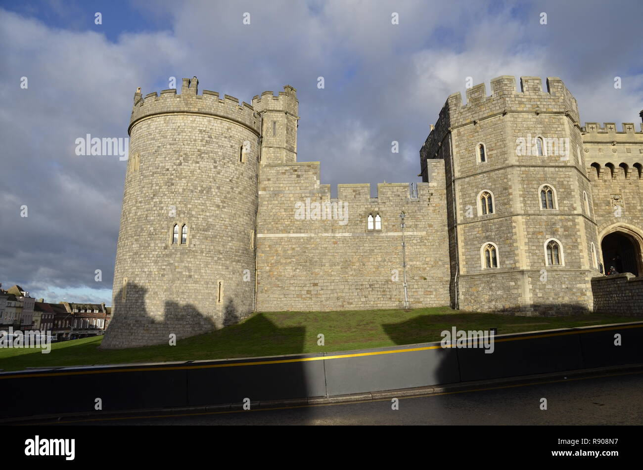 Le Château de Windsor, résidence de la reine Elizabeth II à Windsor, Berkshire, Angleterre Banque D'Images