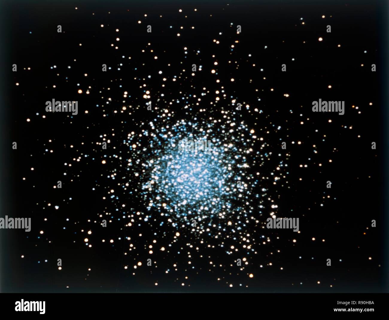 Amas globulaire d'hercule. Organisateur : la NASA. Banque D'Images