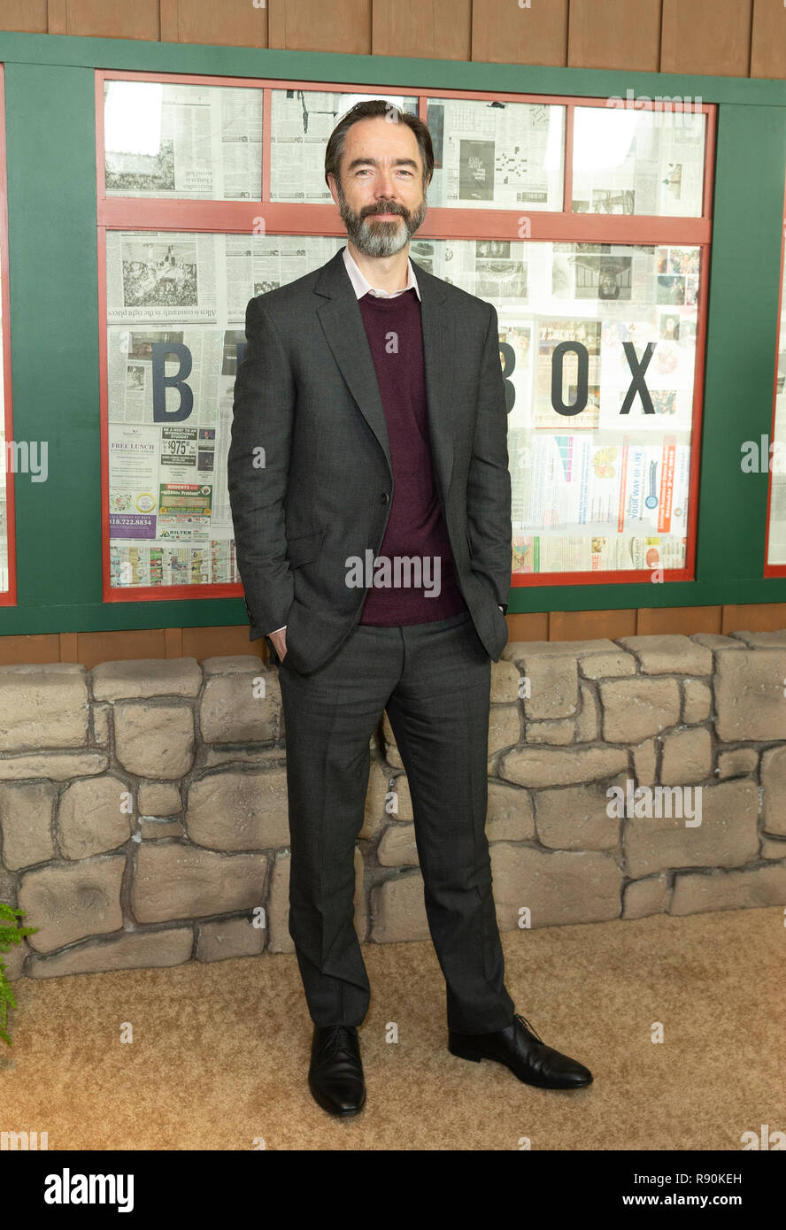 Chris Morgan assiste à la projection de New York 'Bird Box' à l'Alice Tully Hall, Lincoln Center (photo de Lev Radin / Pacific Press) Banque D'Images