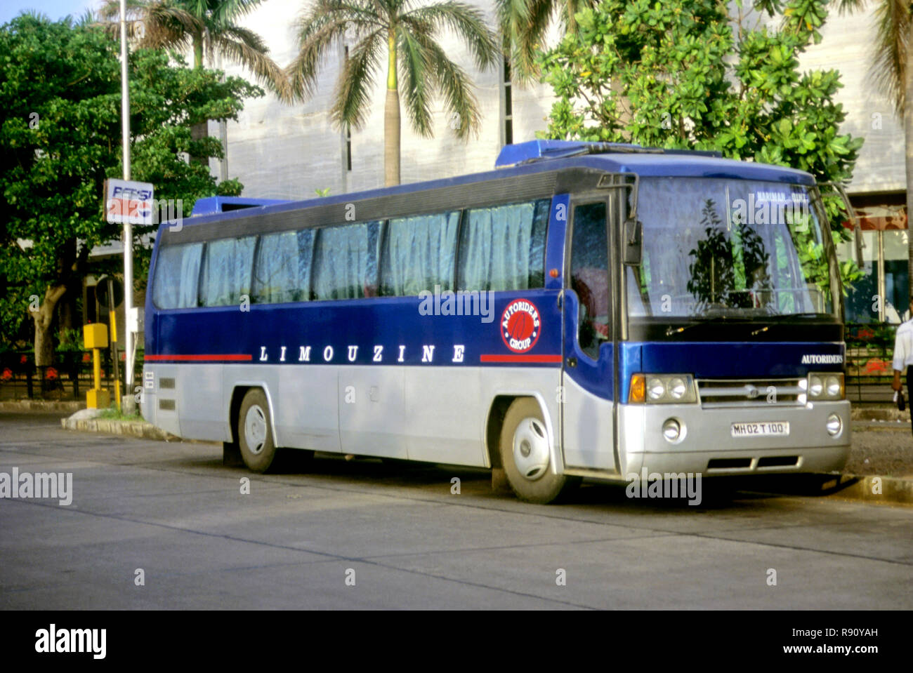 Limousine, le transport par autobus, de l'Inde Banque D'Images