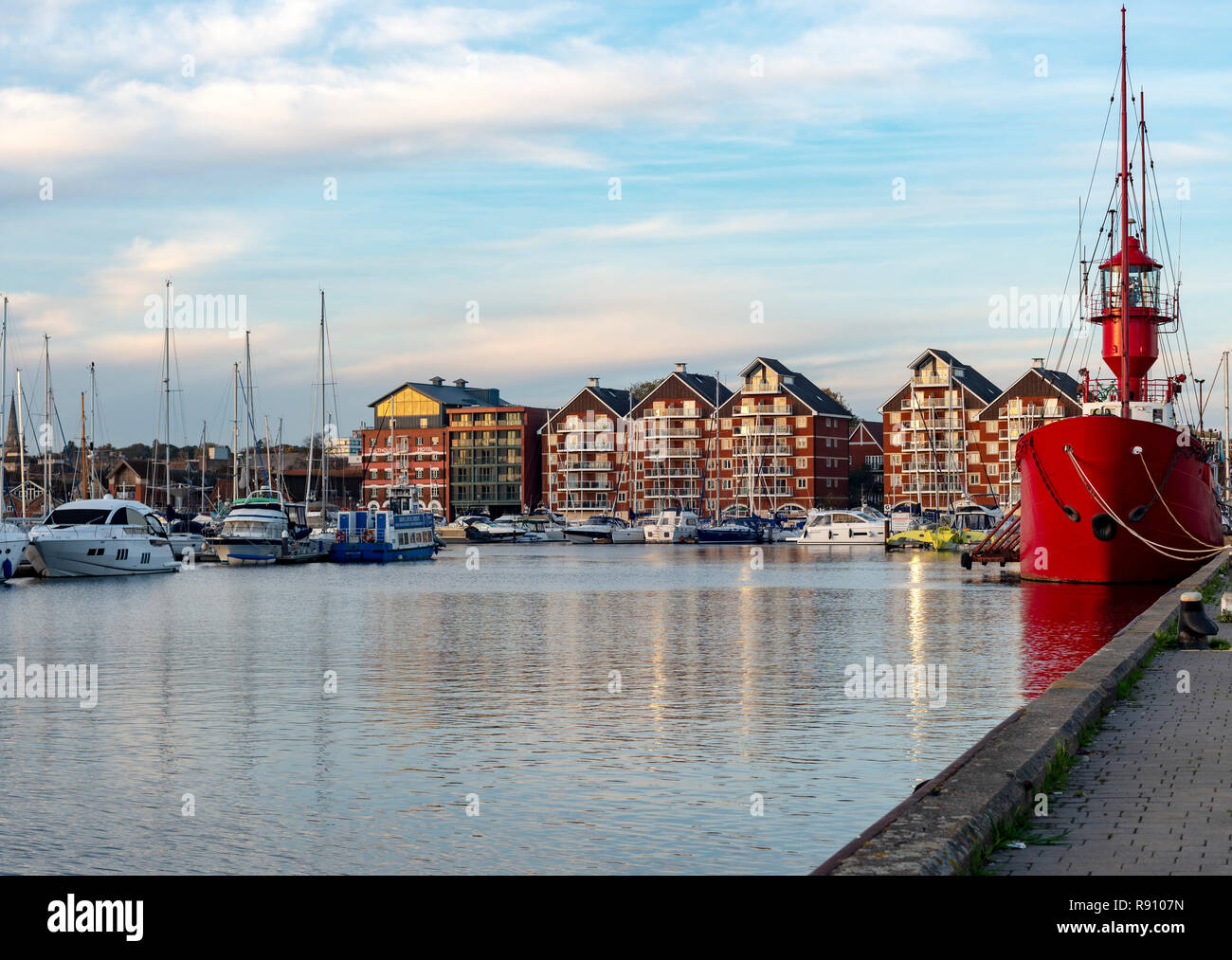 Waterfront, Ipswich, Suffolk, UK. Banque D'Images