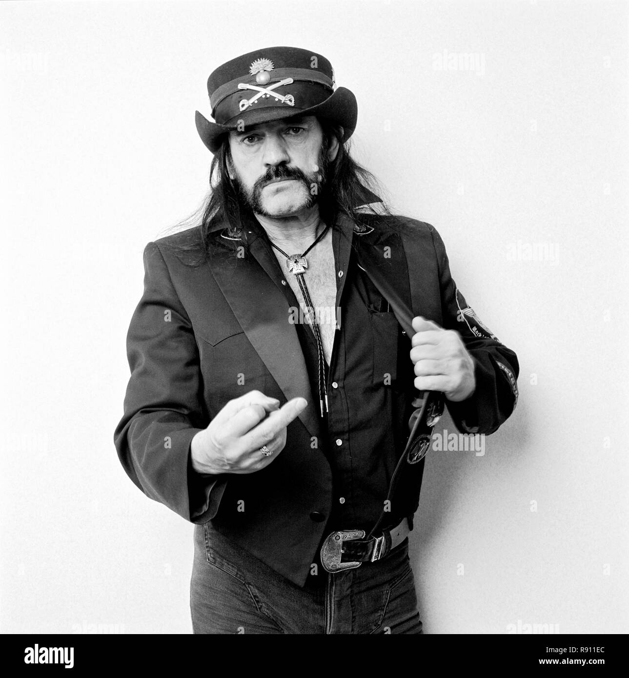 Lemmy kilmister lemmy Banque d'images noir et blanc - Alamy