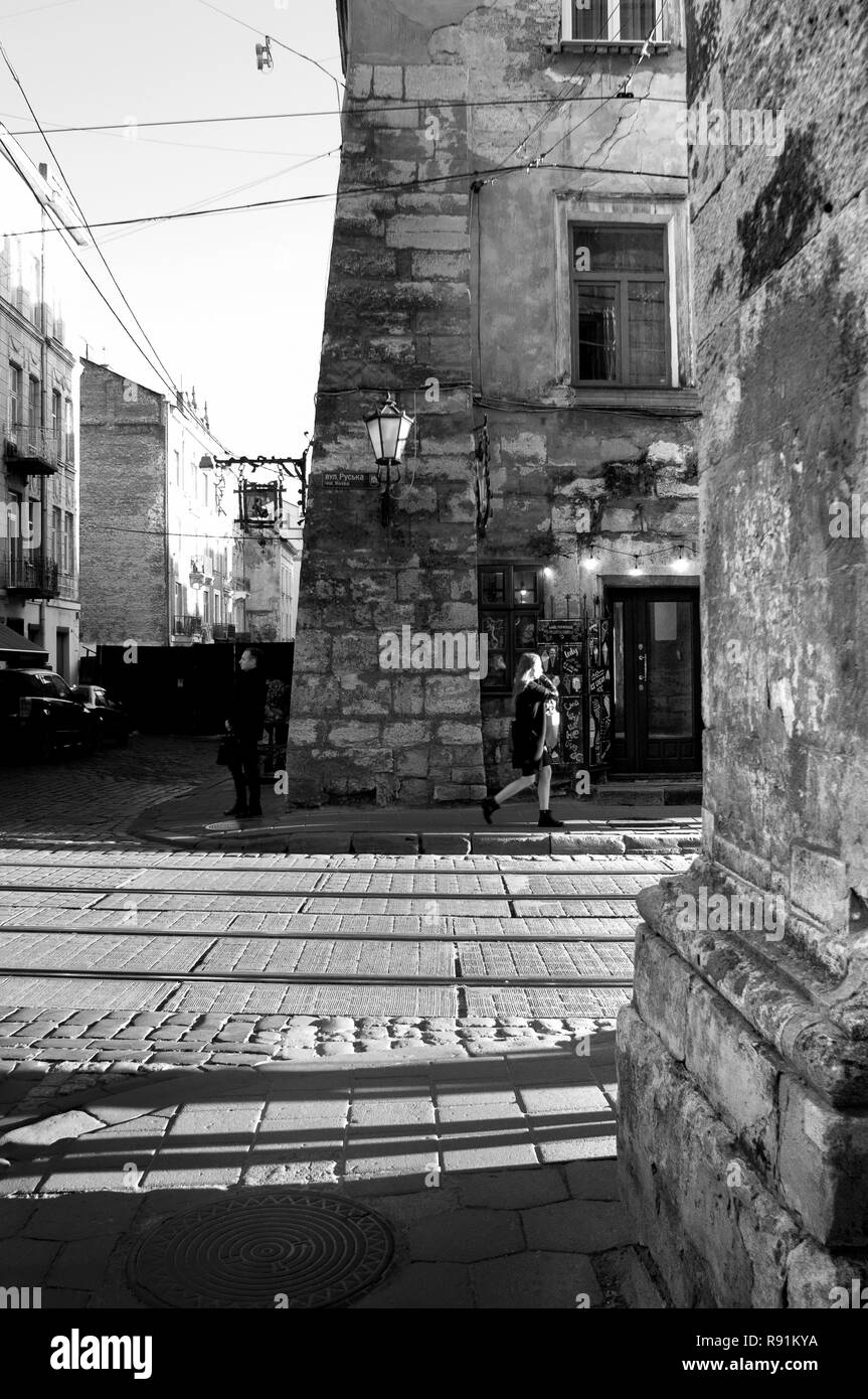 City Life, Lviv, Ukraine Banque D'Images