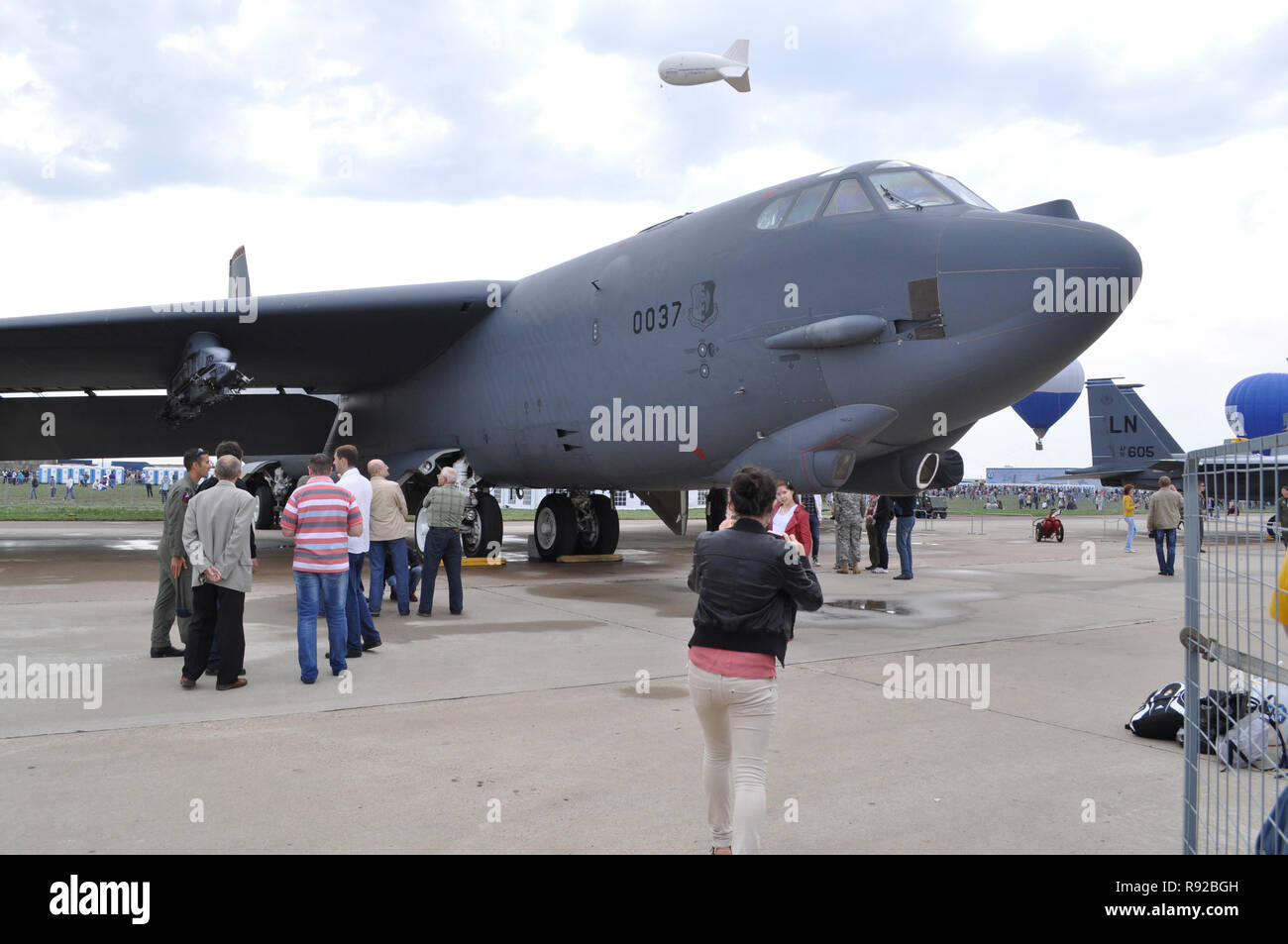 Joukovski, en Russie. 20 août 2011. Air show MAKS-2011. Boeing B-52 Stratofortress bombardier stratégique Banque D'Images