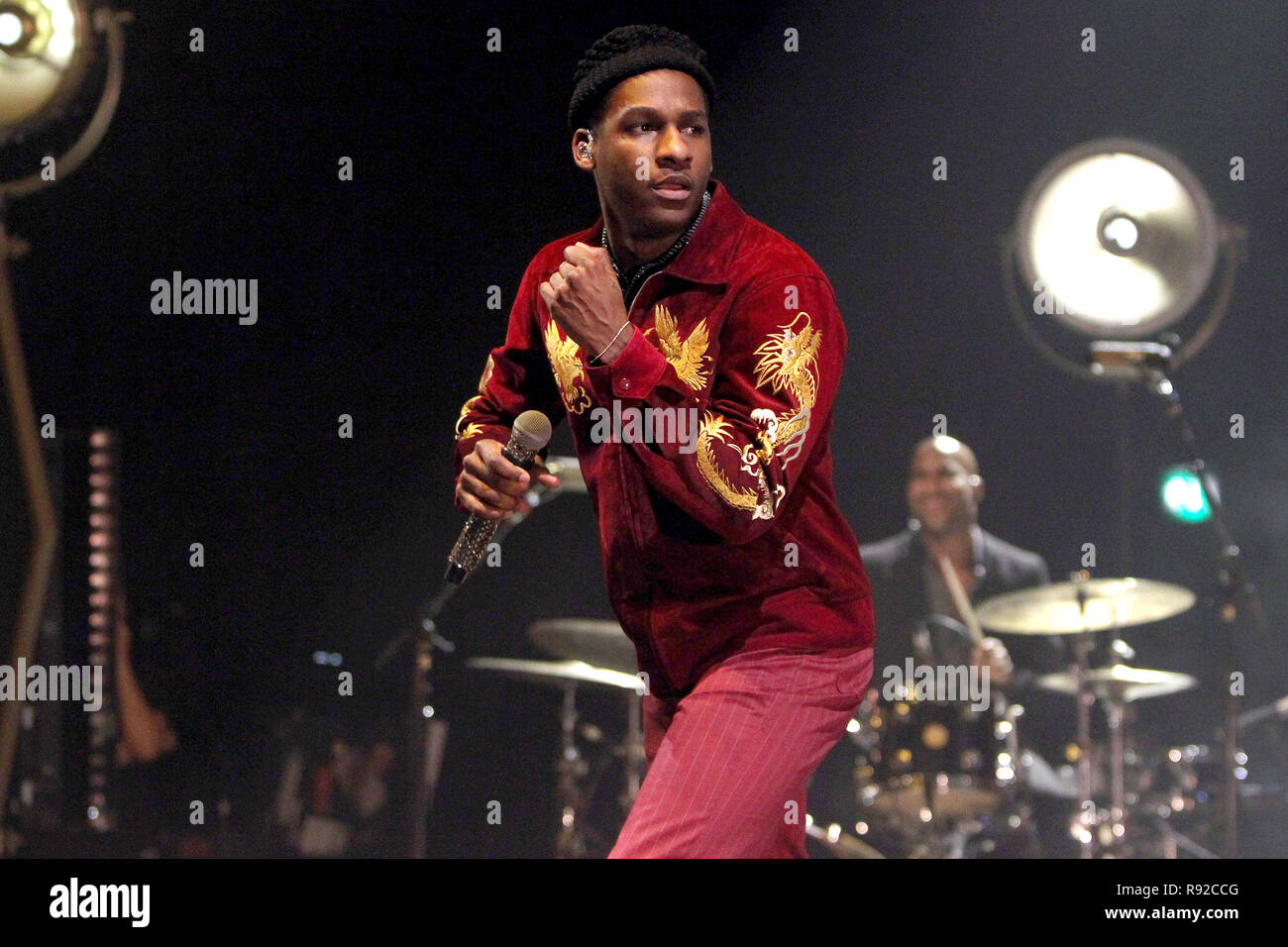 Auteur-compositeur-interprète américain Leon Ponts d'effectuer au cours de la 1ère de 2 complet nuits à l'O2 Academy Brixton à Londres le samedi 17 novembre 2018 (Photos par Ian Bines/WENN) comprend : leon les ponts : London, Royaume-Uni Quand : 17 Nov 2018 Source : WENN.com Banque D'Images
